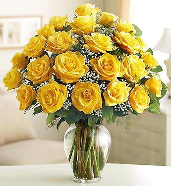 Ultimate Elegance Long Stem Yellow Roses