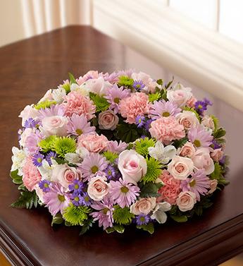 Cremation Wreath - Multicolor Pastel