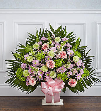 Heartfelt Tribute™ Floor Basket- Pastel