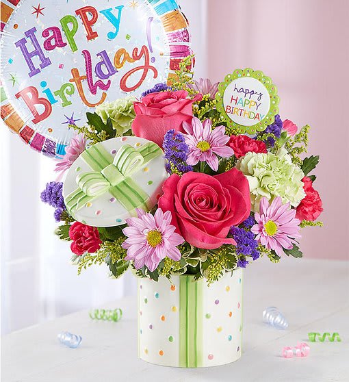 Happy Birthday Present Bouquet