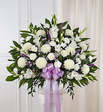 Heartfelt Sympathies™ Standing Basket- Lavender