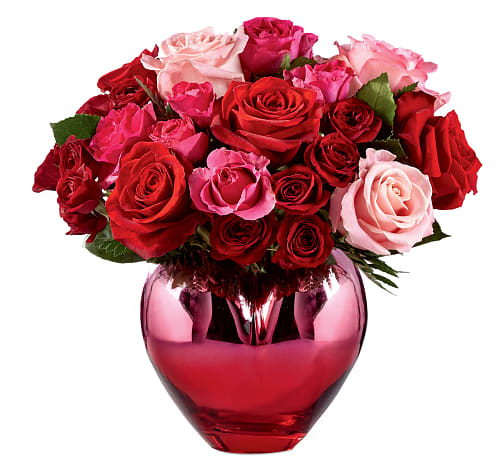 The FTD® My Heart to Yours™ Rose Short Table Arrangement