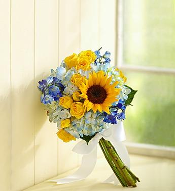 Country Wedding Sunflower Mixed Bouquet