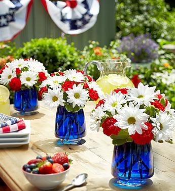The American Dream Bouquet Trio
