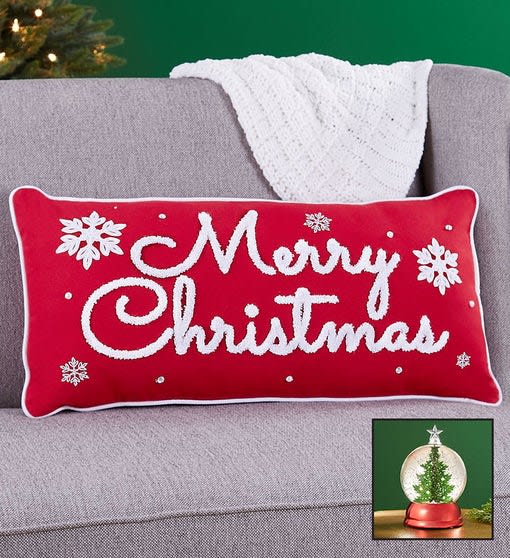Merry Christmas Pillow Gift Set