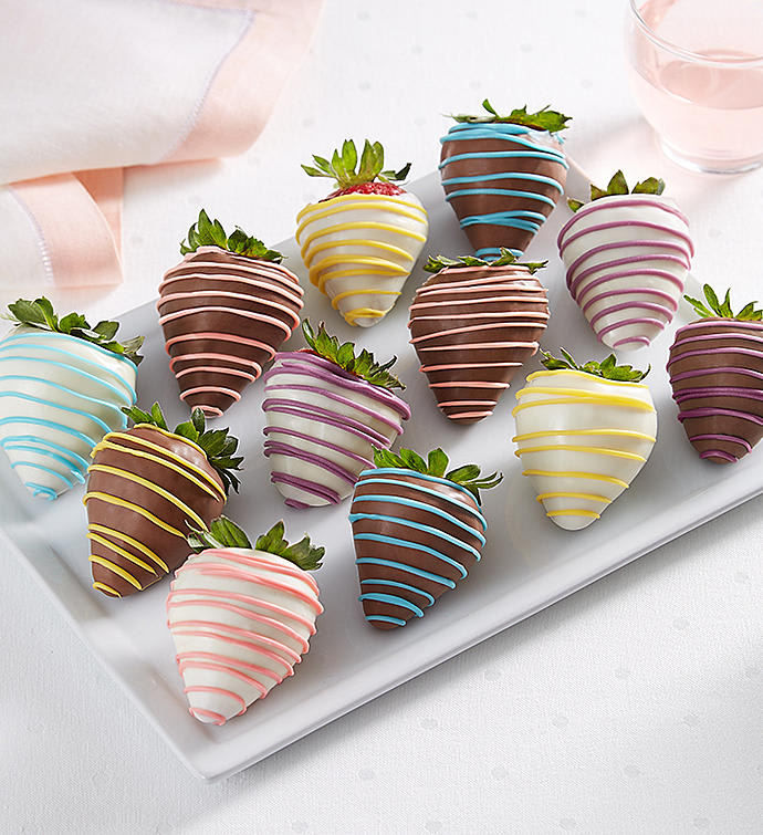 Springtime Dipped Strawberries
