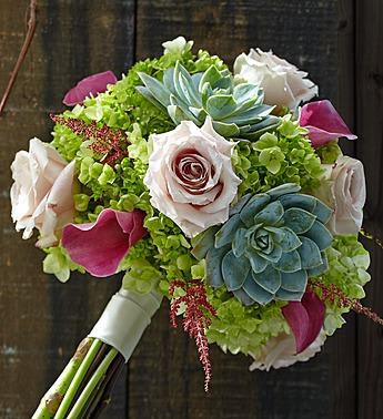 Vineyard Wedding Mixed Bouquet