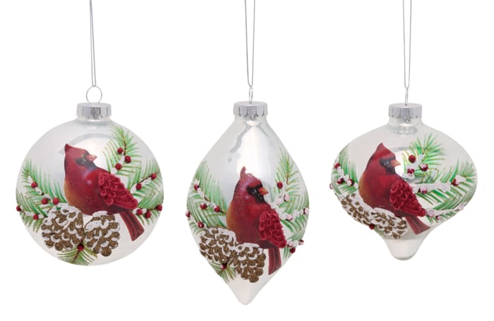 Cardinal Ornaments