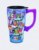 Live, Laugh, Love Travel Mug