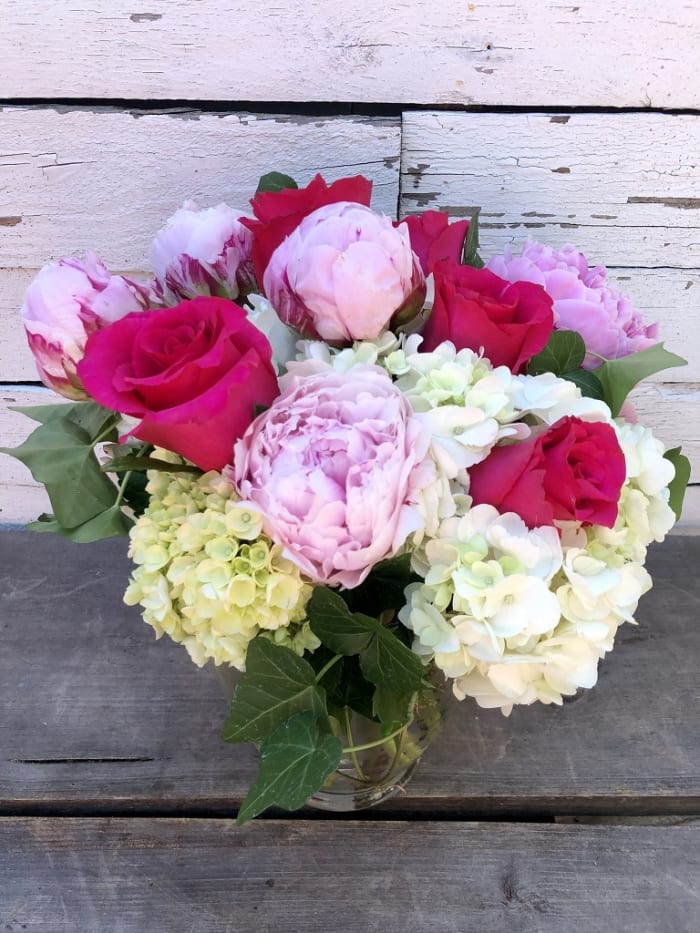 Roses and Peonies