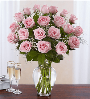 Valentine's Pink Roses - From