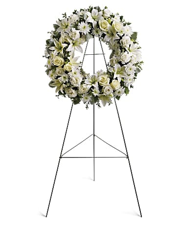 White Serenity Wreath