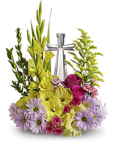 Crystal Cross Bouquet