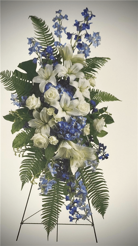 Simply Blue & White(Flowers will vary by Season)