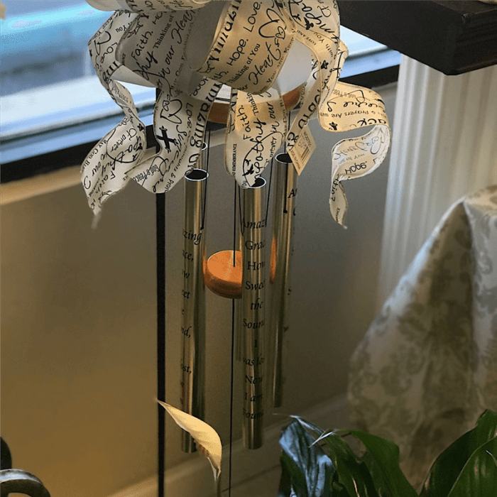 Wind Chime(Stain Glass/Stainless Steel)