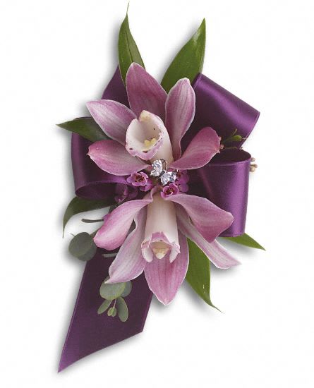 Exquisite Orchid Wristlet