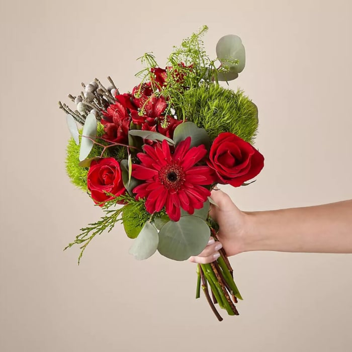 Original Spruced Up Bouquet with Vase