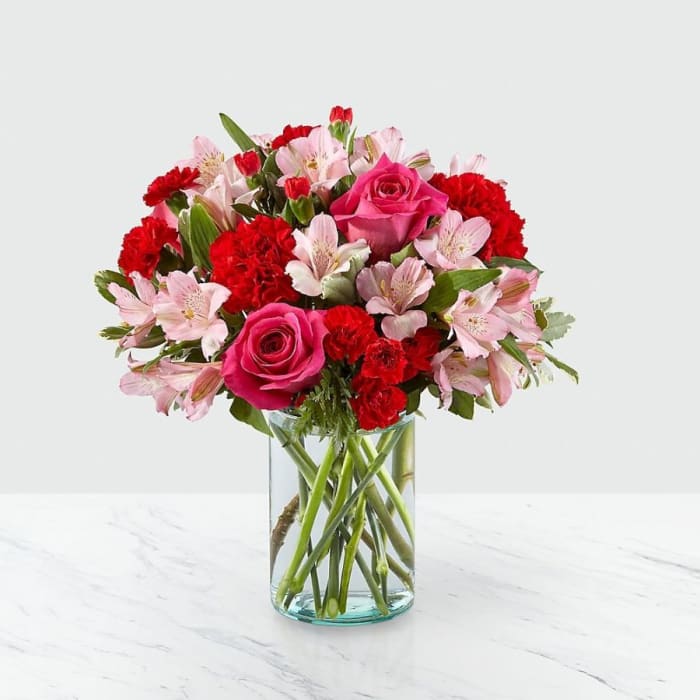 You're Precious Designers Choice Bouquet (Hot Pink, Lite Pink, Red)