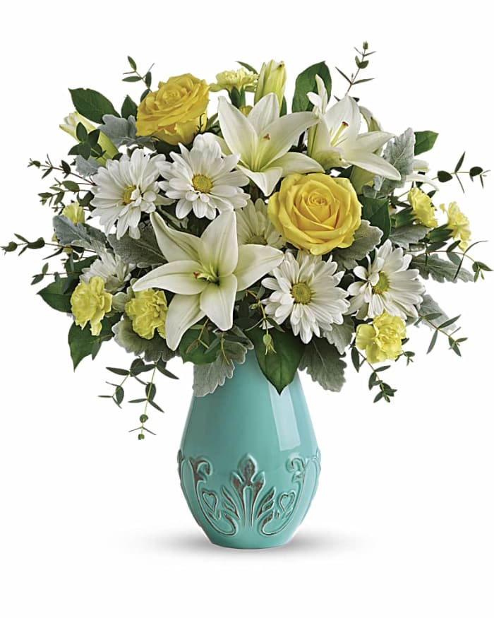 Teleflora's Aqua Dream Bouquet
