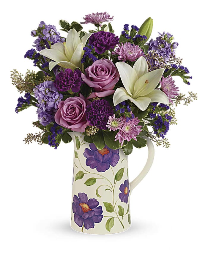 Teleflora's Garden Pitcher Bouquet