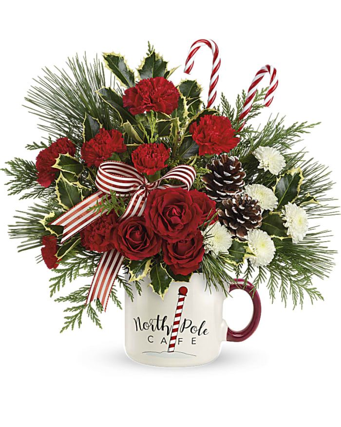 Send a HugÂ® North Pole Cafe Mug by Teleflora