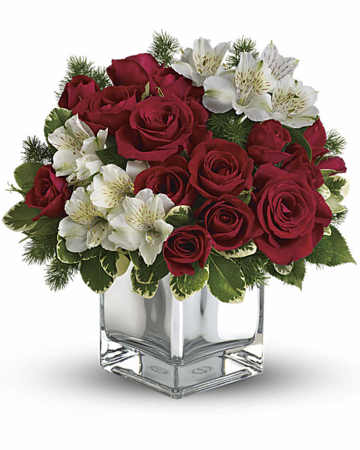 Teleflora's Christmas Blush Bouquet