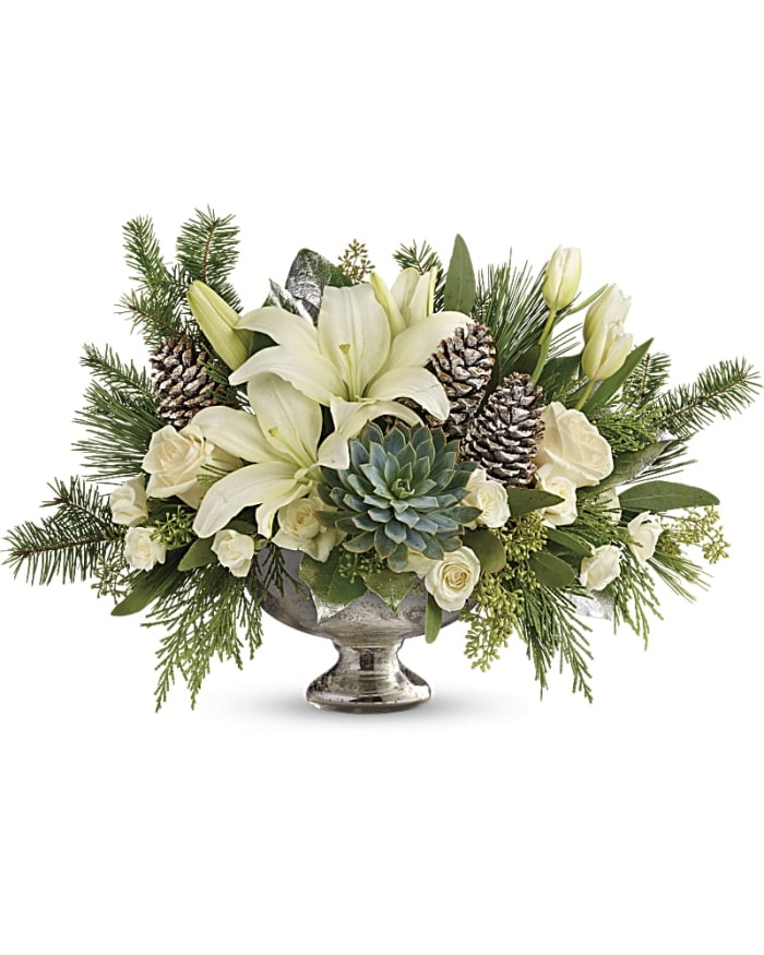 Teleflora's Winter Wilds Centerpiece