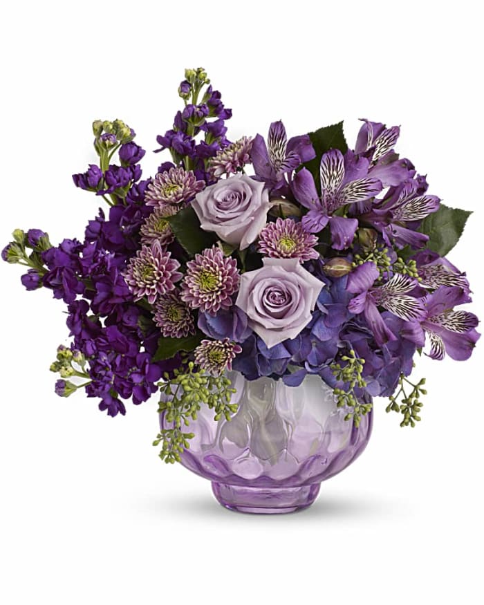 Teleflora's Lush and Lavender with Roses