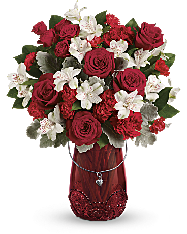 Teleflora's Red Haute Bouquet