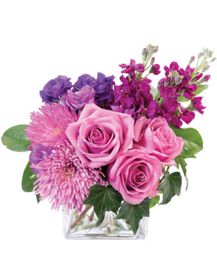PURPLE BLOOMS OF BLISS
Floral Arrangement
