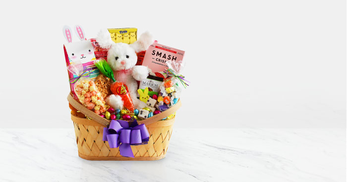 Bunny Kisses and Easter Wishes Gift Basket