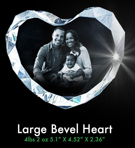 large Bevel Heart