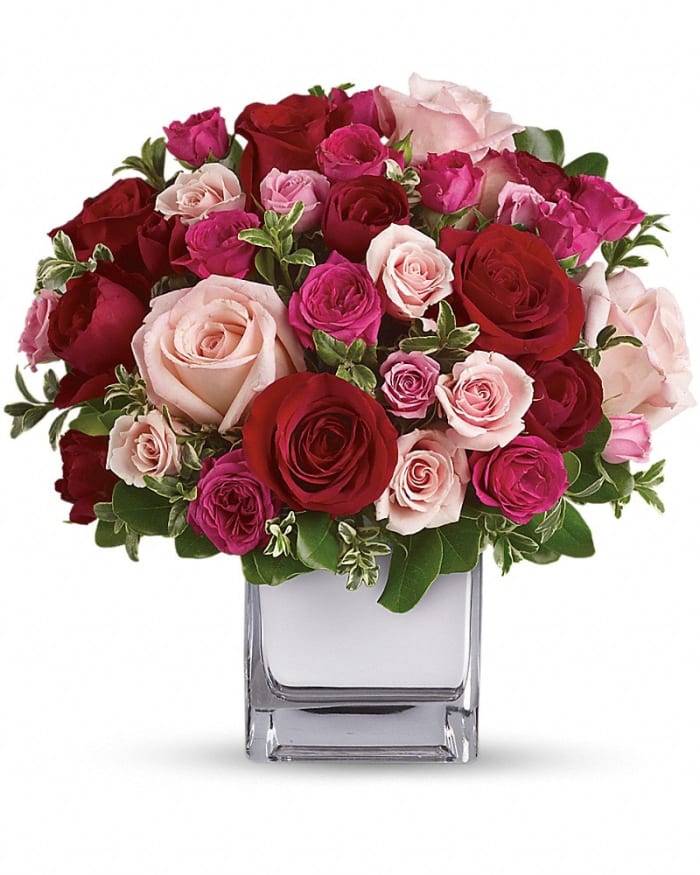 Teleflora's Love Medley Bouquet with Red Roses