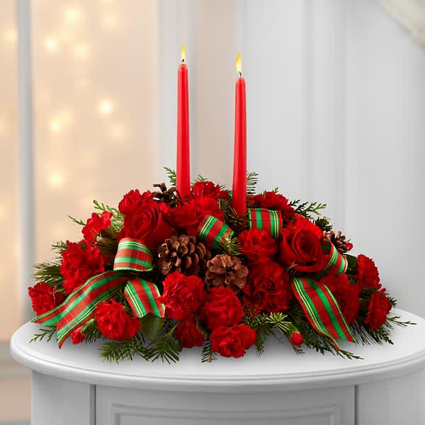 The FTD® Holiday Classics™ Centerpiece by Better Homes and Gardens®