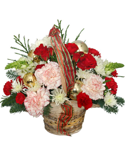 HEART-WARMING HOLIDAY  Flower   Basket