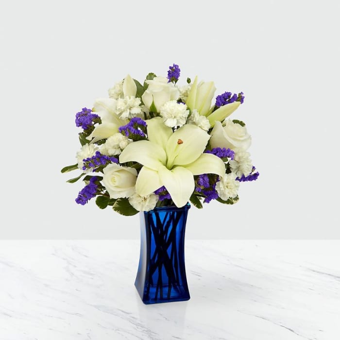 Beyond Blue Bouquet - Vase Included