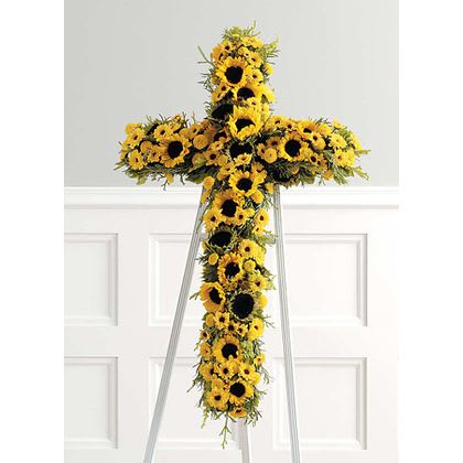 Sun Flower Cross