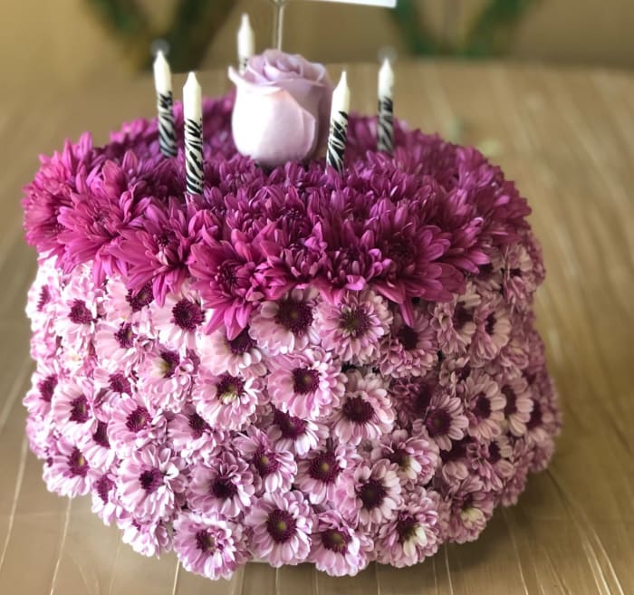 Blooming Birthday Cake