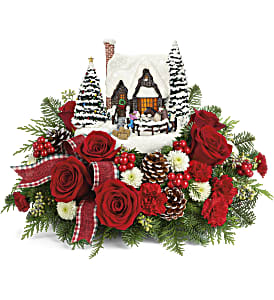 Thomas Kinkade's Warm Winter Wishes Bouquet