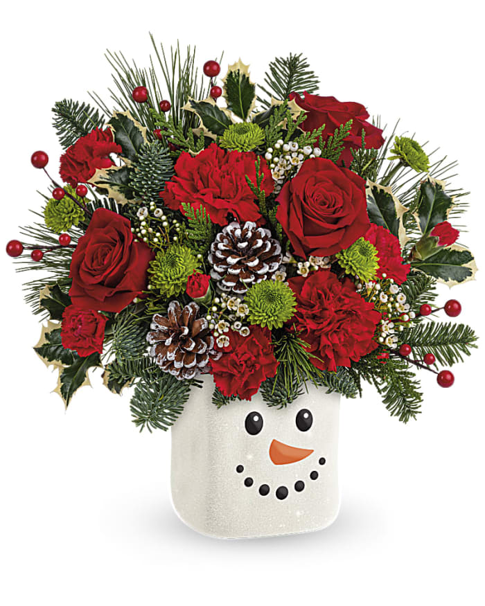 Teleflora's Festive Frosty Bouquet