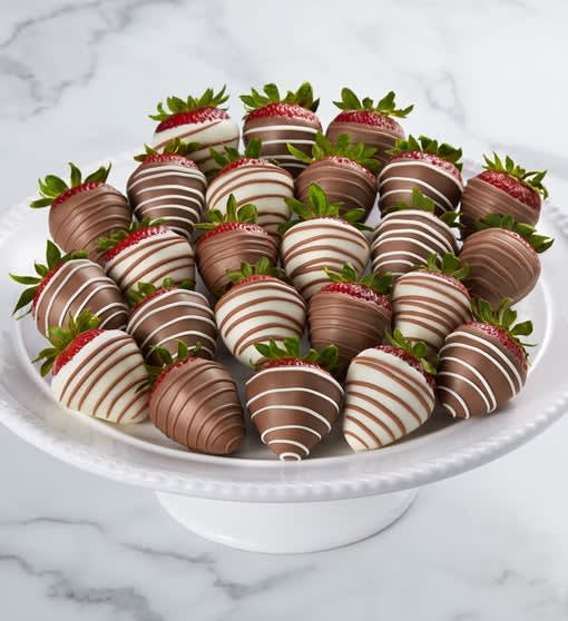 Gourmet Drizzled Strawberries