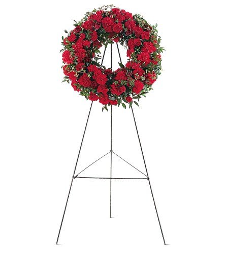 Mixed Red Wreath
