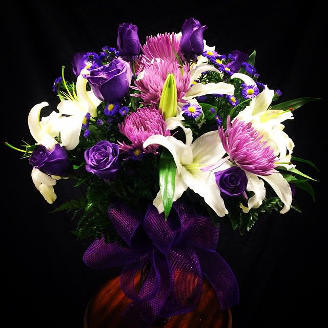 Lavender, White and Purple Flower Bouquet !