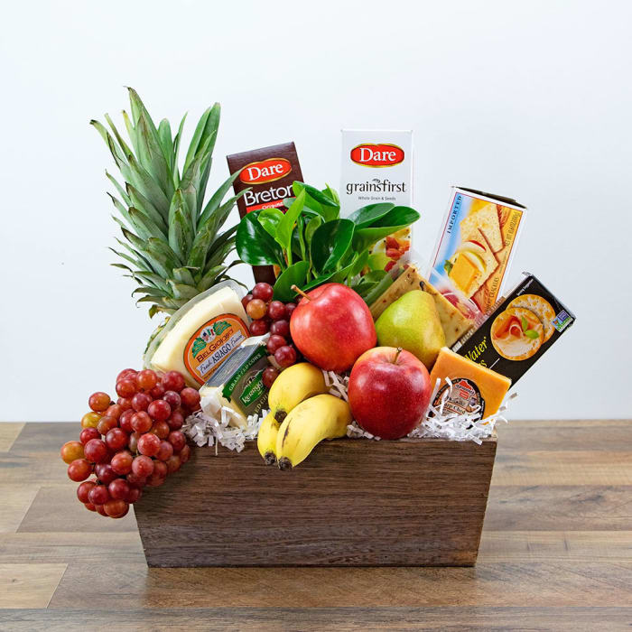 Classic Fruit and Cheese Basket