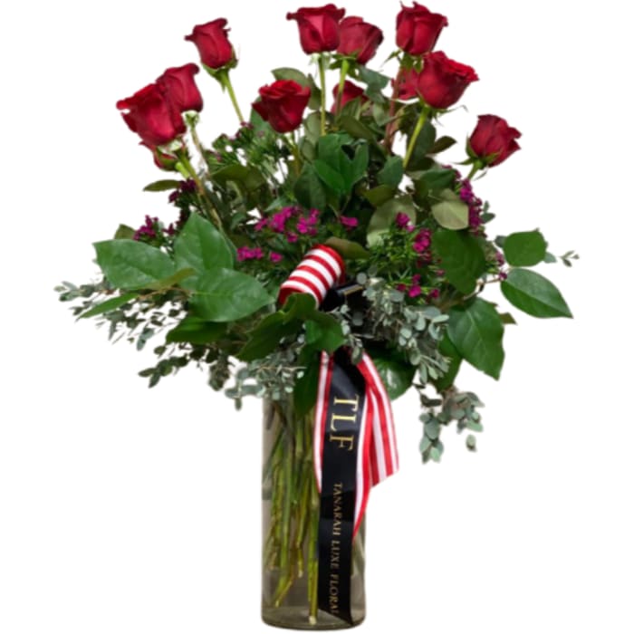 Dozen Luxe Red Roses