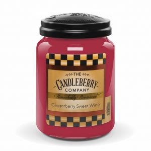 Candleberry Gingerberry Sweet Wine Jar Candle