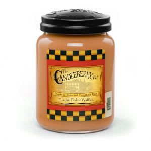 Candleberry Pumpkin Praline Waffles Jar Candle