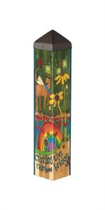 Rainbow Bridge Dog 20" Art Pole