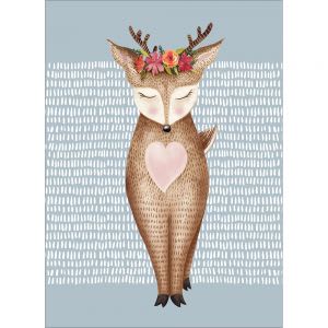 Thinking of You Greeting Card - Sweet Deer