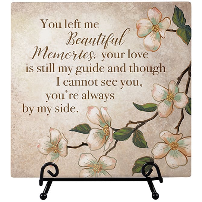 Beautiful Memories Comfort Easel Plaque